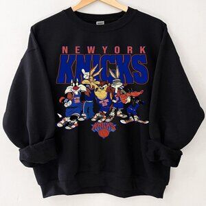 Looney Tunes New York Knicks NY Knicks NBA sweatshirt shirt retro Taz friends